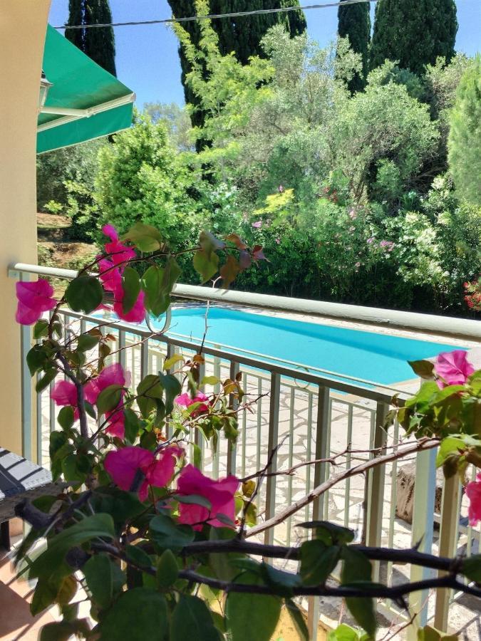 Gastouri Villa Pascalia With Heated Pool In October And Views Achílleion المظهر الخارجي الصورة