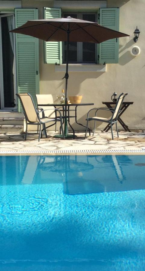 Gastouri Villa Pascalia With Heated Pool In October And Views Achílleion المظهر الخارجي الصورة