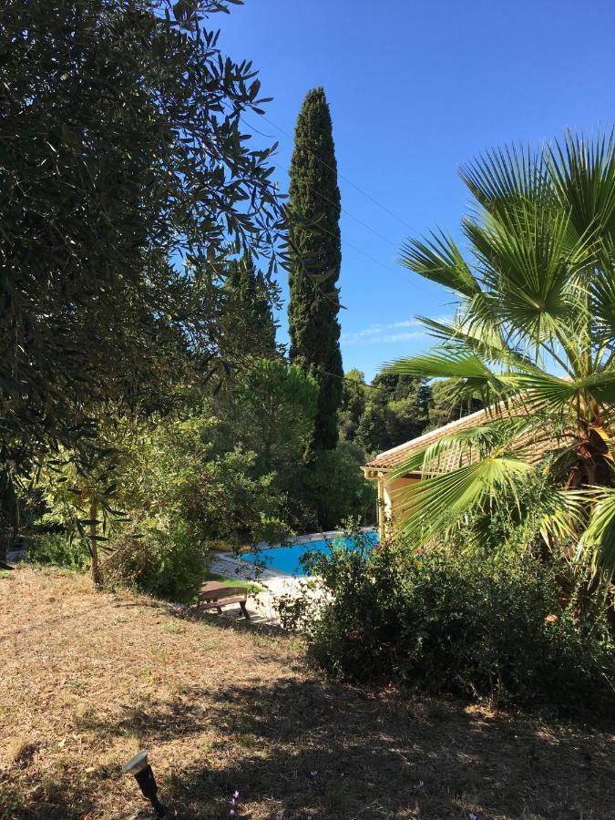 Gastouri Villa Pascalia With Heated Pool In October And Views Achílleion المظهر الخارجي الصورة